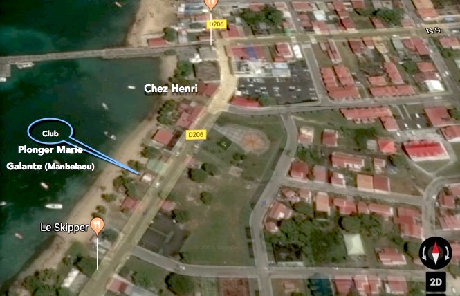 le club, sur la plage de St Louis