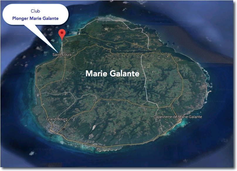 Le club, à St Louis, sur Marie Galante